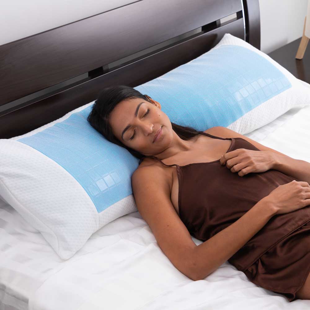 Dream Support Body Pillow With Cooling Gel – Avibaba USA