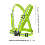 Milex Reflective Vest - High Visibility Cross Belt with Adjustable Straps