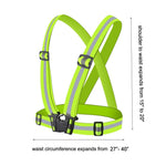 Milex Reflective Vest - High Visibility Cross Belt with Adjustable Straps 2 Pack