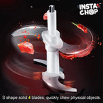 Milex Insta chop elite  with 39-page recipe booklet included, 4-layer stainless steel blade , turbo 300W