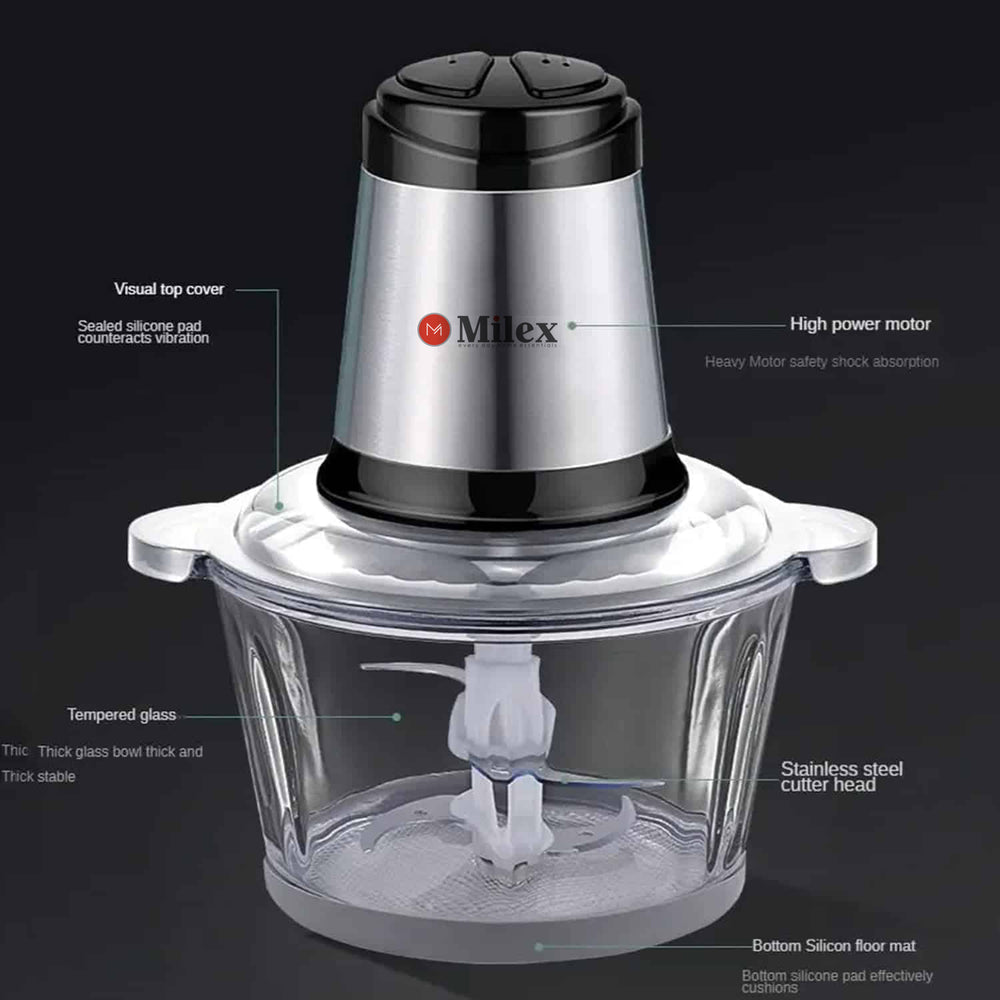 Milex Insta chop elite  with 39-page recipe booklet included, 4-layer stainless steel blade , turbo 300W