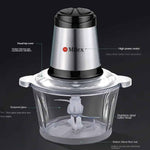 Milex Insta chop elite  with 39-page recipe booklet included, 4-layer stainless steel blade , turbo 300W