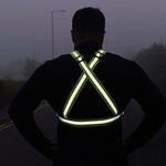 Milex Reflective Vest - High Visibility Cross Belt with Adjustable Straps 2 Pack