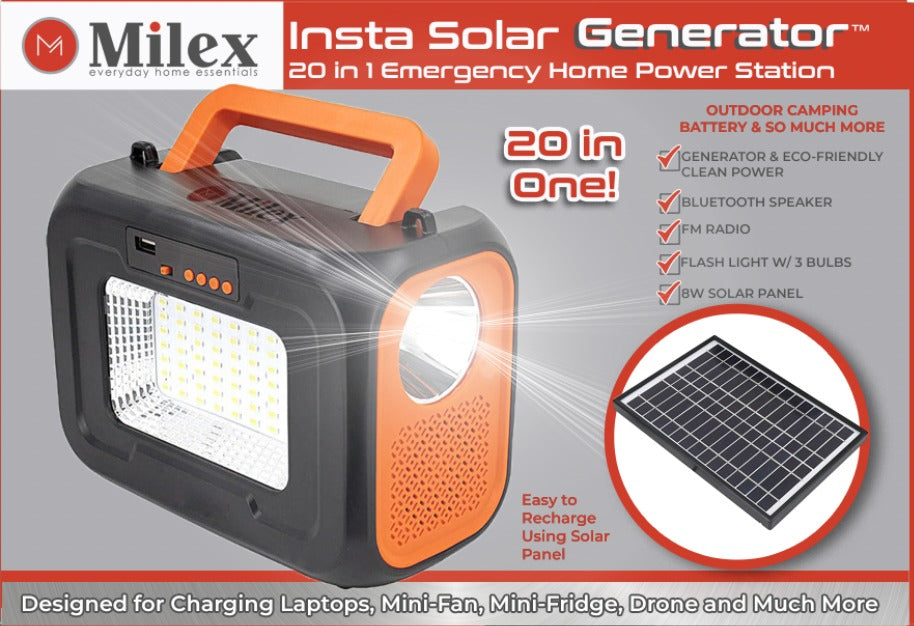 MILEX Insta Solar Generator