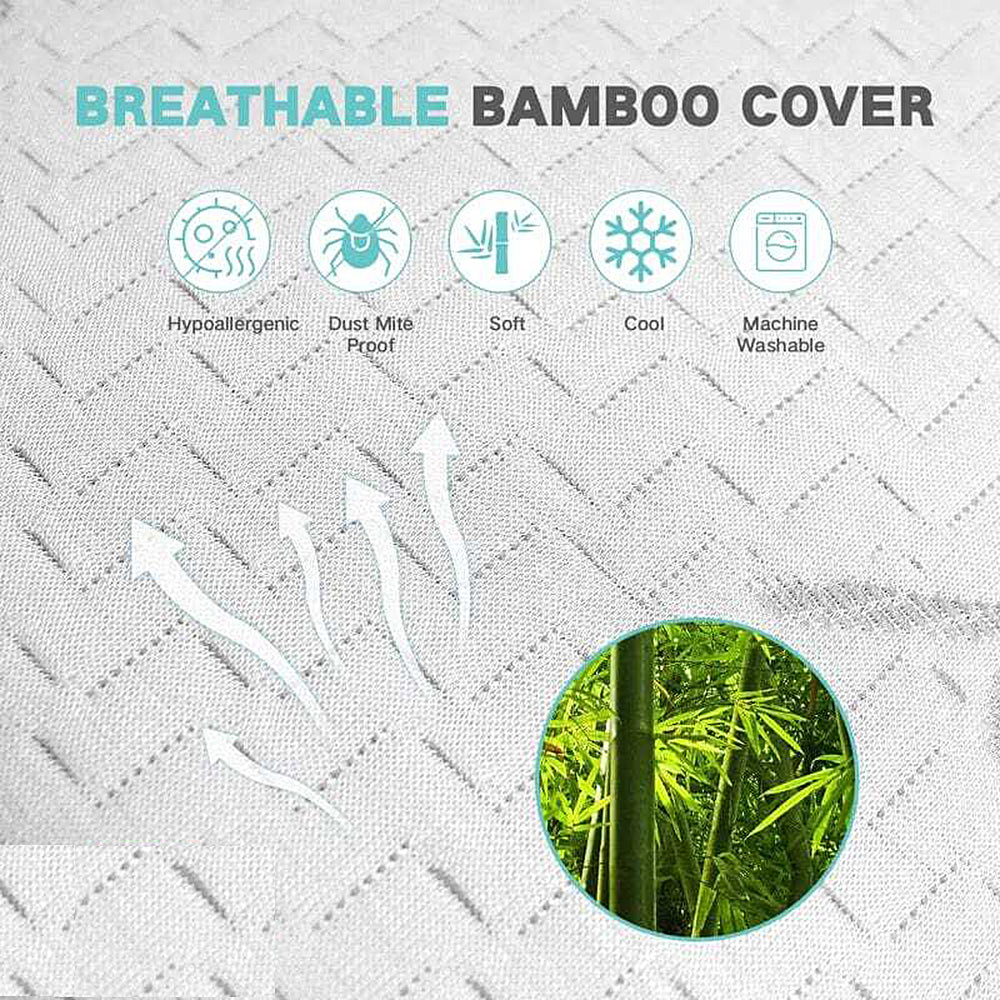 Bamboo Memory Foam Pillows 2 Pack