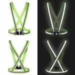 Milex Reflective Vest - High Visibility Cross Belt with Adjustable Straps
