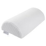 Half Moon Lumbar Cushion with Infused Gel for Back Pain Relief, Leg & Knee Support