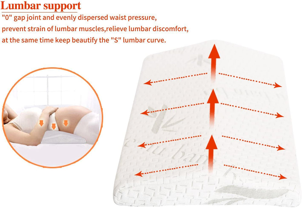 Gel Cooling Lumbar Support Pillow