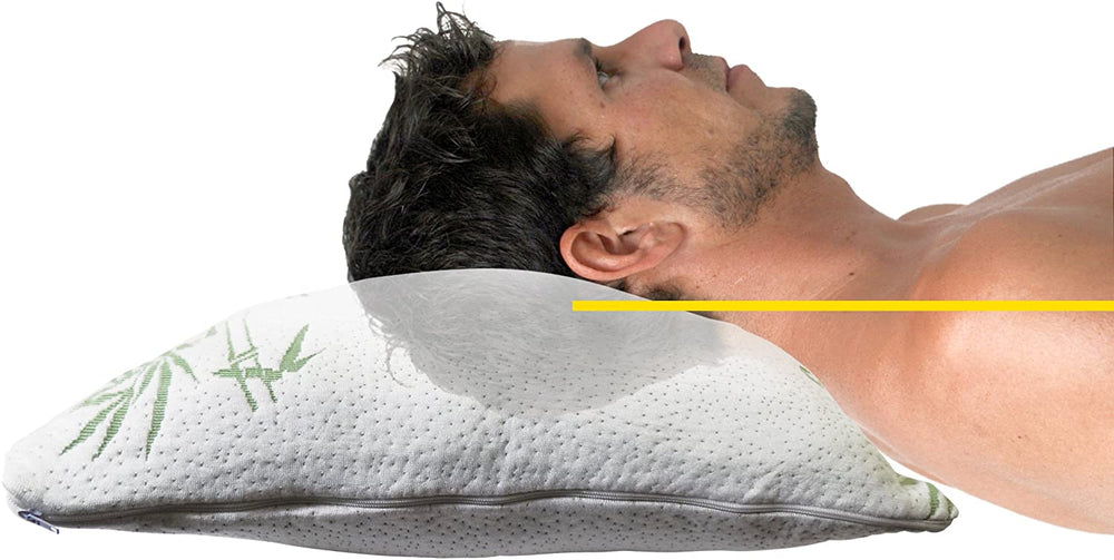 Brijo Bamboo Shredded Memory Foam Pillow Avibaba USA