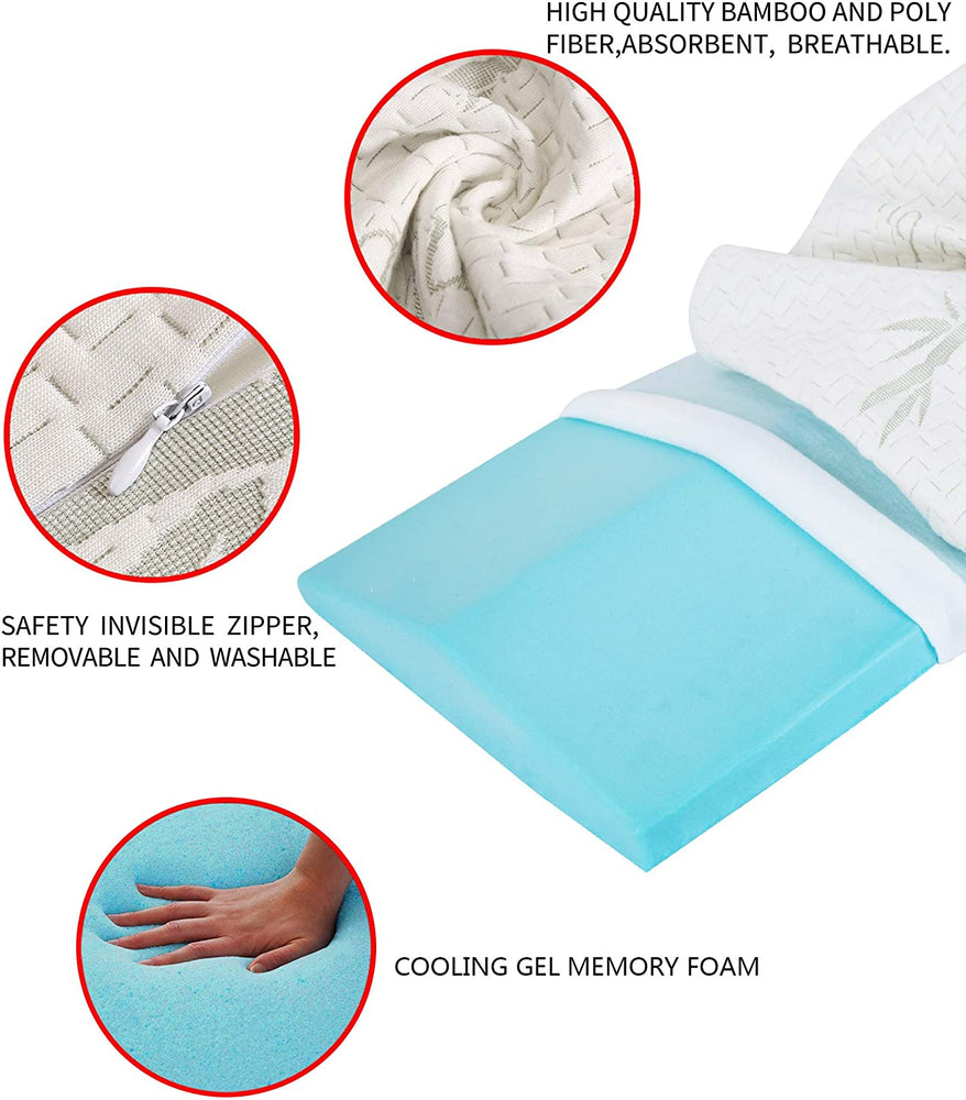 Gel Cooling Lumbar Support Pillow