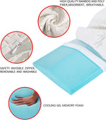 Gel Cooling Lumbar Support Pillow