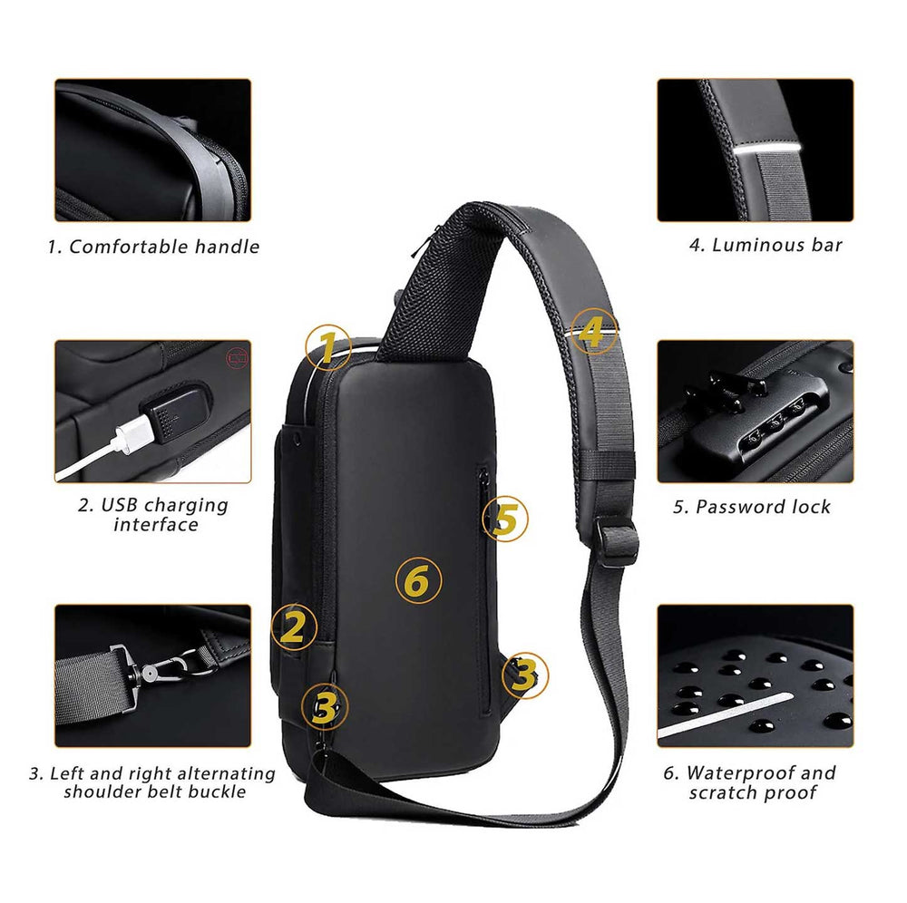 Anti Theft Shoulder Bag