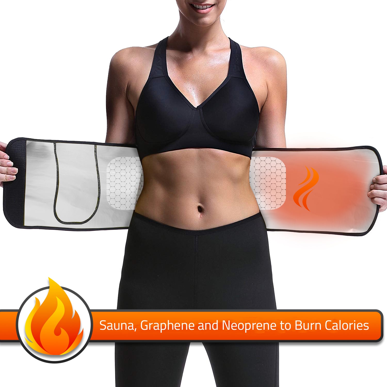 Evertone™ Waist Trimmer Advanced Sauna Belt - 3 Heat Conductive Layers –  Avibaba USA