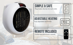 Mini Outlet Space Heater - 600W Insta Heater