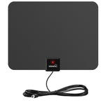 Digital Amplified HDTV Antenna, Flat Indoor UHF/VHF 1080P with Detachable Signal Amplifier