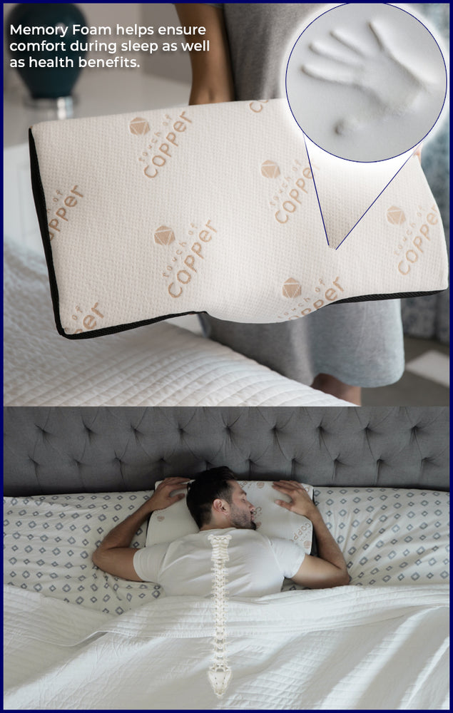 Copper Gel - 7 in 1 Anti-Snoring Cooling Pillow