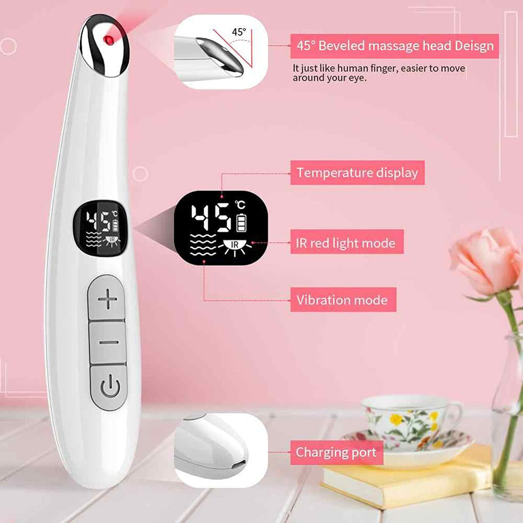 DermaGlow™ LED Eye Massage Rejuvenator