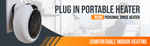 Mini Outlet Space Heater - 600W Insta Heater