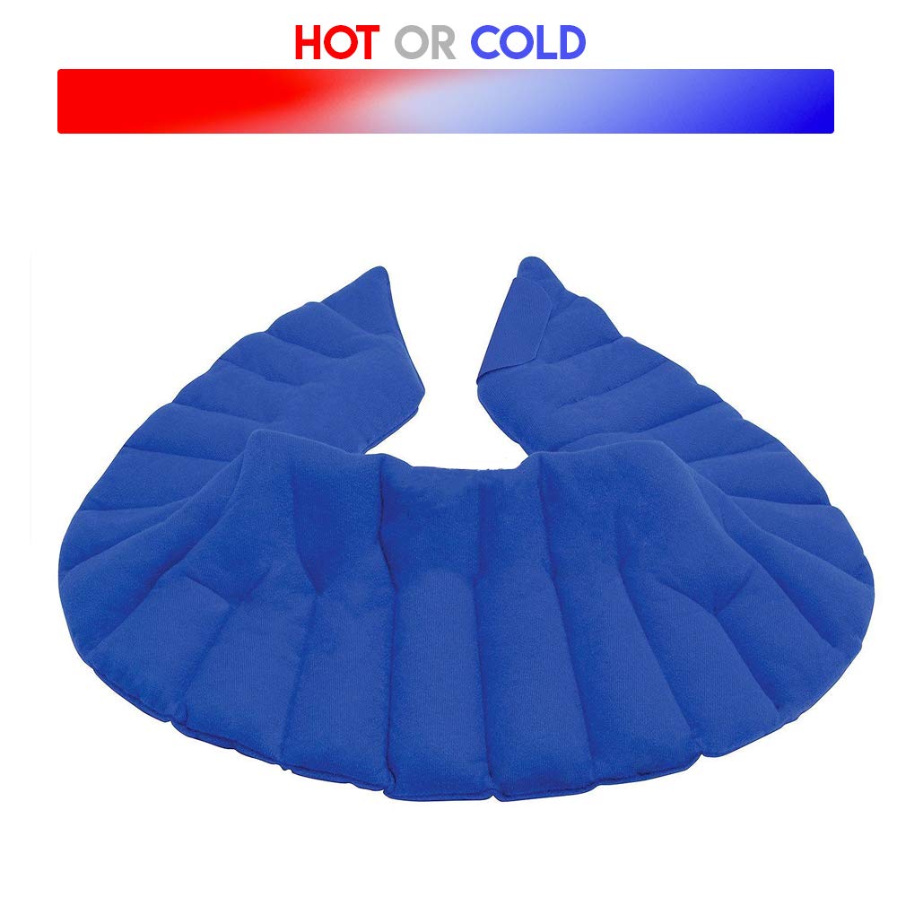 Insta Heat Therapeutic Neck and Body Wrap - Hot and Cold Long Lasting with Moist Heating