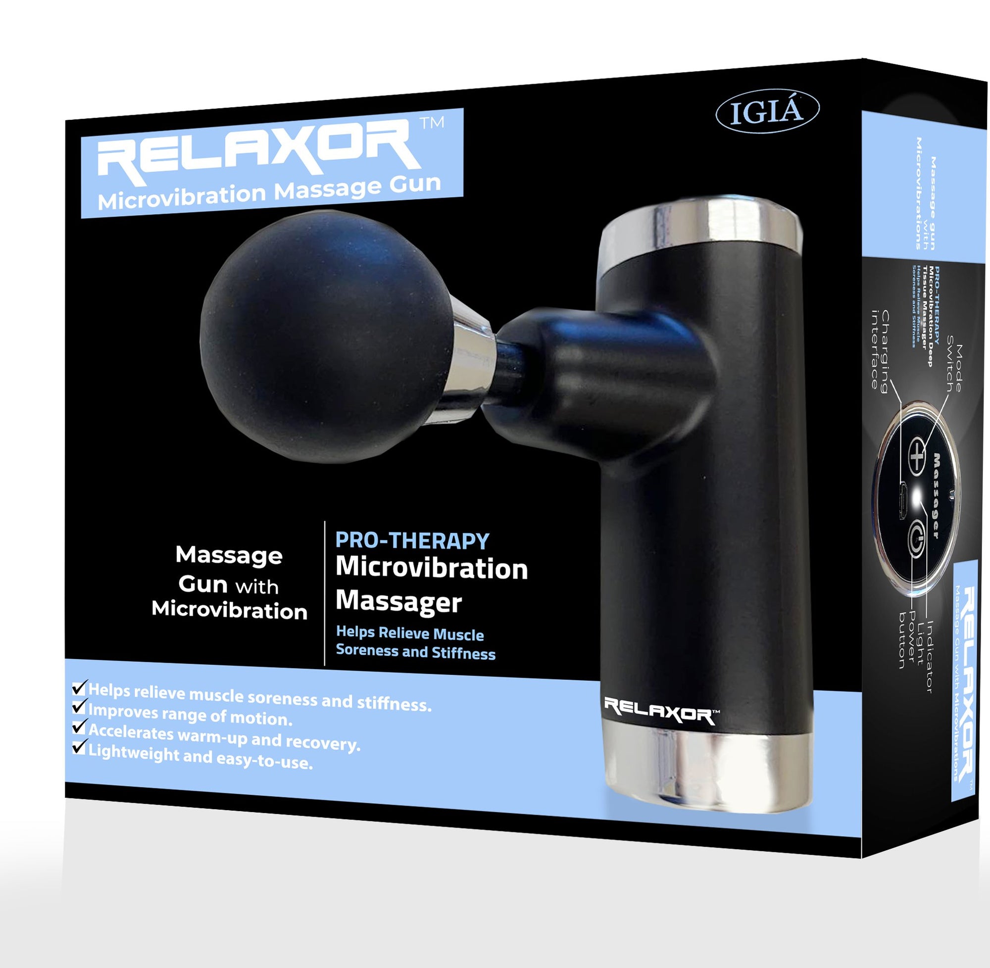 IGIA Relaxor Massage Gun Avibaba USA IGIA Relaxor Massage Gun Avibaba USA