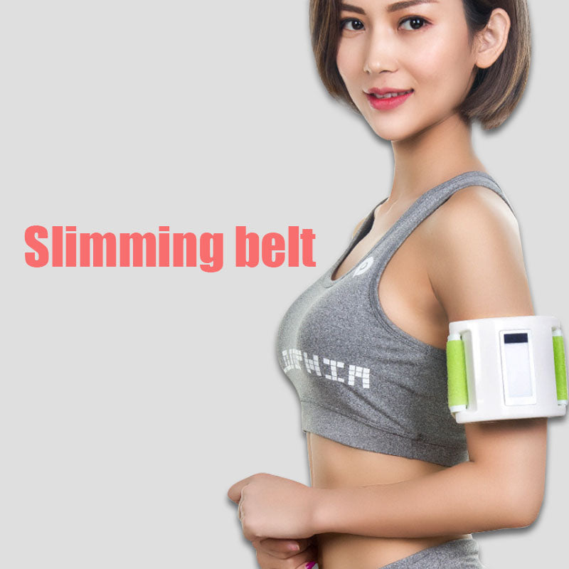Electric Body Slimming Fitness Vibrating Massager Belt - Works to Burn Waist, Leg, Belly Fat